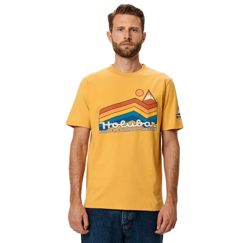 Image of Holubar T-Shirt Holubar Rainbow JJ20 Jaune Male S SS21M009