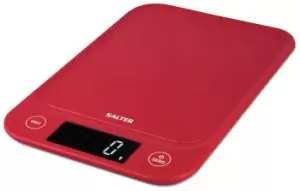 Image of Salter Slim 5kg Kitchen Scale - Red