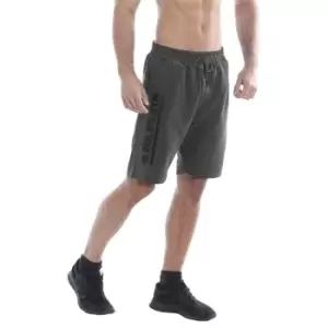 Image of Golds Gym Embossed Shorts Mens - Grey
