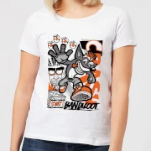 Image of Crash Bandicoot High Four Womens T-Shirt - White - 5XL
