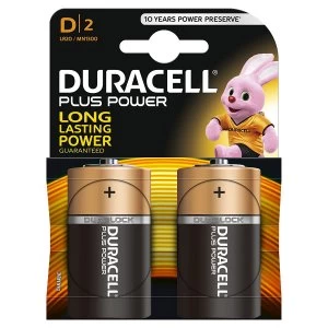 Image of Duracell D Plus Batteries PK2