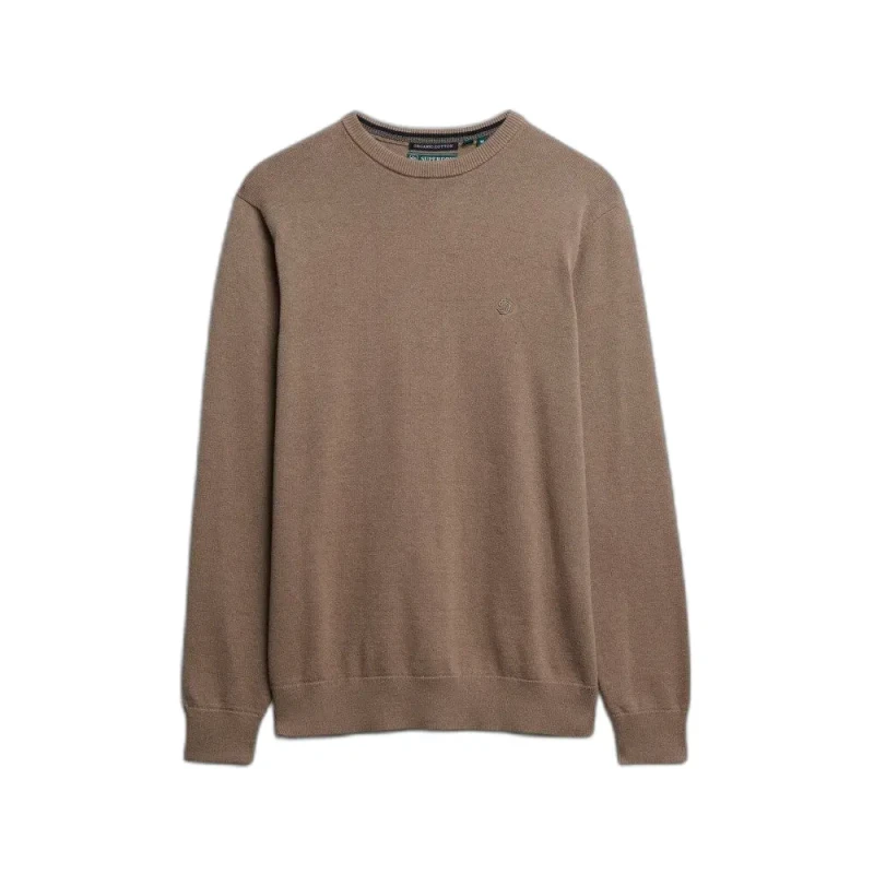 Image of Superdry Cotton sweatshirt Superdry Essentials Marron Male M