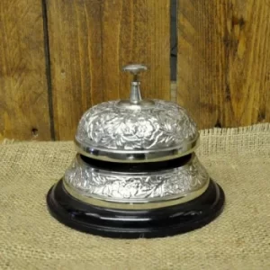 Image of Silver Nickel Embossed Counter Bell