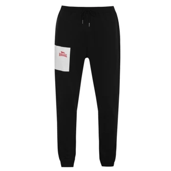 Image of Lonsdale Japan Fleece Jogging Pants Mens - Black