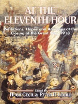 Image of At the Eleventh Hour by Hugh Cecil and Peter Liddle Paperback