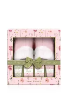 Image of Royale Garden Rose, Poppy & Vanilla Luxury Slipper Gift Set