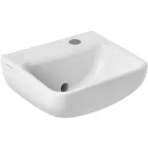Image of Armitage Shanks - Contour 21 Plus Basin with Back Outlet 400mm Wide - 1 rh Tap Hole
