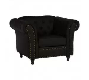 Image of Fable Chesterfield Chair Brown