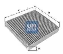 Image of UFI 54.245.00 Interior Air Cabin/ Pollen Filter