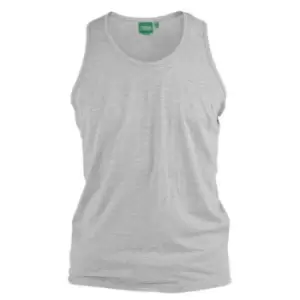 Image of Duke Mens Fabio-1 Muscle Vest (L) (Grey Melange)