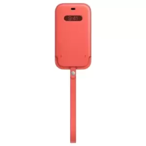 Image of Apple iPhone 12 Mini Leather Sleeve with MagSafe MHMN3ZM/A - Pink Citrus