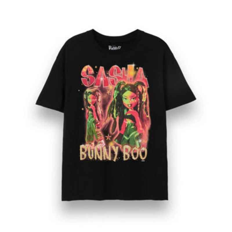 Image of (XXX-Large) Bratz Short Sleeved T-Shirt (Womens Black)