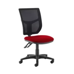 Image of Dams MTO Altino 2 Lever High Mesh Back Operators Chair with No Arms - Solano Yel