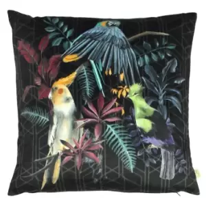 Image of Evans Lichfield Zinara Bird Cushion Cover (43cm x 43cm) (Multicoloured)
