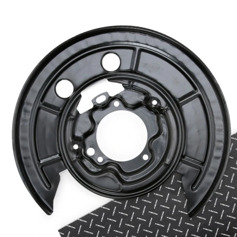 Image of RIDEX 1330S0066 Brake Disc Back Plate Rear Axle Left Sheet Steel Splash Panel,brake disc (1330)