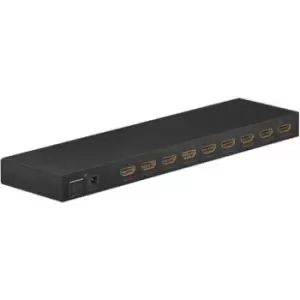 Image of Goobay HDMI 2.0 Splitter 1 to 8 - Black