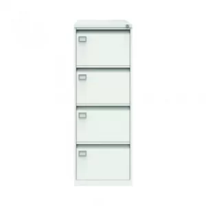 Image of Jemini 4 Drawer Filing Cabinet White KF78708