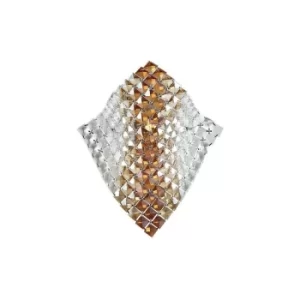 Image of Fan Europe RUMBA Wall Light Transparent, Amber, Crystal 25x29cm