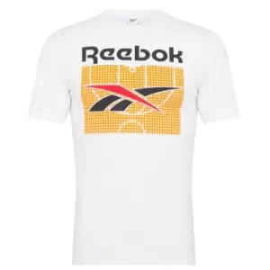 Image of Reebok Court T Shirt Mens - White