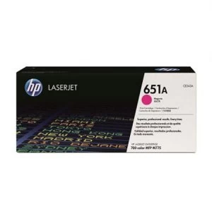 Image of HP 651A Magenta Laser Toner Ink Cartridge