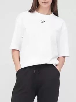 Image of Adidas Originals Essential T-Shirt Women, White, Female, T-Shirts, H45578