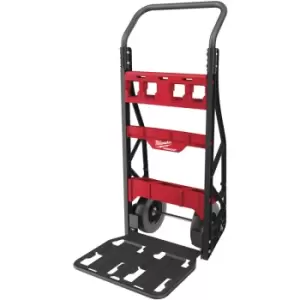 Image of Milwaukee PACKOUT 2 Wheeled Cart - 1pc 290 x 1200 x 510 in Black