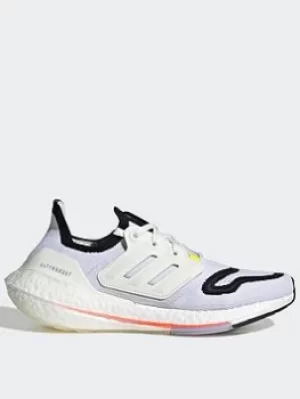 Image of adidas Ultraboost 22 Shoes, White/White, Size 4, Women