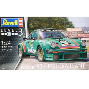 Image of Porsche 934 RSR Vaillant 1:24 Revell Model Kit