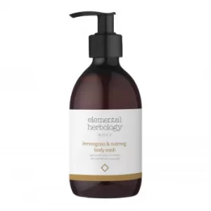 Image of Elemental Herbology Lemongrass and Nutmeg Body Wash 290ml