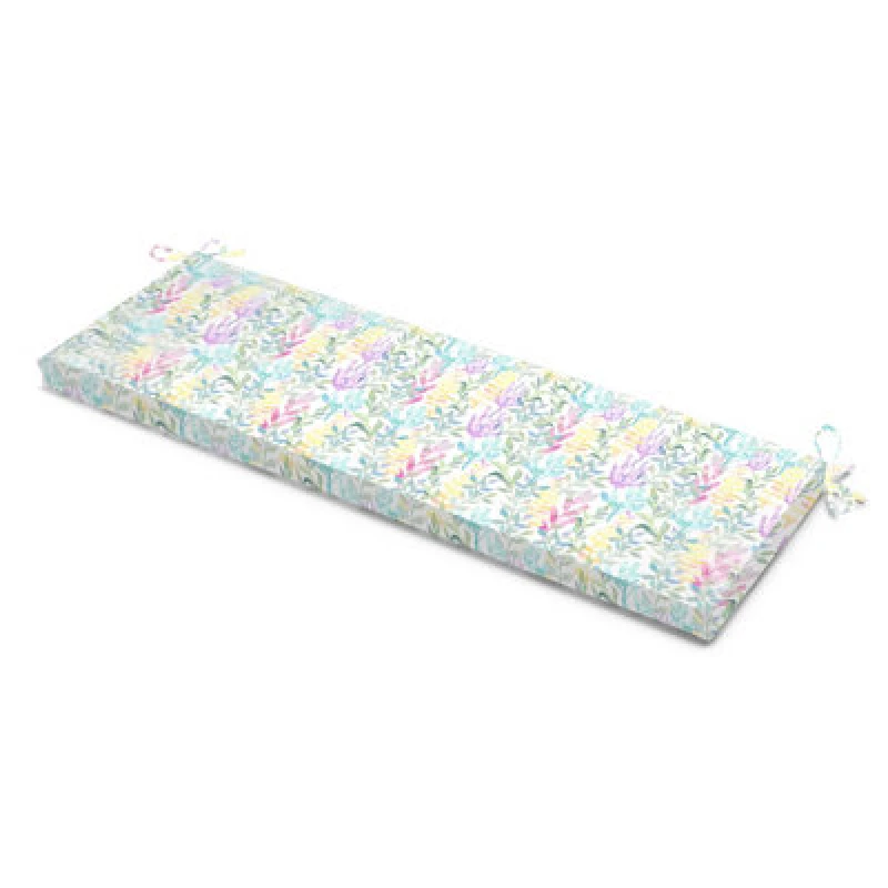 Image of Luxury Living Summer Meadow Garden Bench Seat Pad