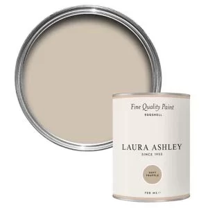 Image of Laura Ashley Soft Truffle Eggshell Emulsion Paint, 750Ml