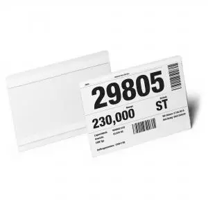 Image of Durable Self-Adhesive Document Pocket Extra Hard A5 Landscape Pack of