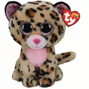 Image of Ty Livvie Leopard Beanie Boo Medium