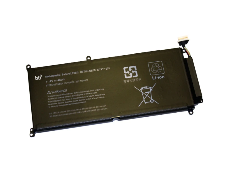 Image of BTI 55Wh 3 cell 807417-005 compatible battery for HP - COMPAQ ENVY 15-