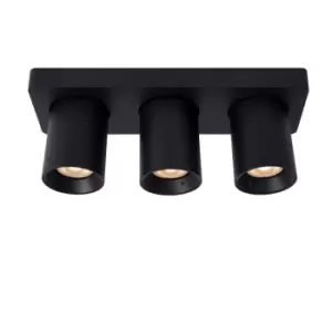 Image of Nigel Modern Ceiling Spotlight - LED Dim to warm - GU10 - 3x5W 2200K/3000K - Black