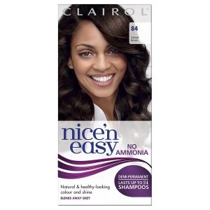 Image of Nice'n Easy Non Permanent Hair Dye Darkest Brown 84