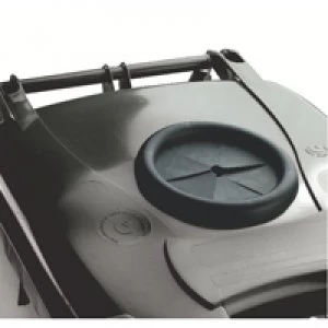 Image of Slingsby Wheelie Bin 120L With Bottle Bank Aperture and Lid Lock Grey 376846