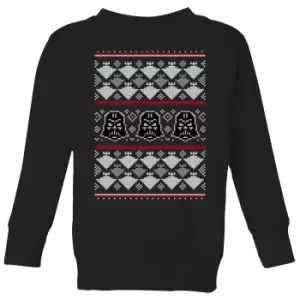 Image of Star Wars Imperial Darth Vader Kids Christmas Jumper - Black - 3-4 Years