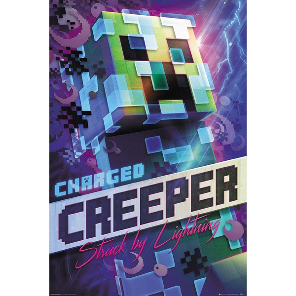 Image of Minecraft - Charged Creeper Maxi Poster