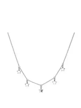 Image of Hot Diamonds Star Necklace, Silver, Women