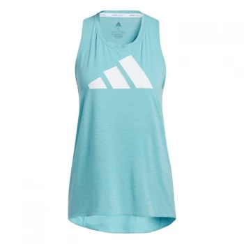 Image of adidas 3-Stripes Logo Tank Top Womens - Mint Ton / White