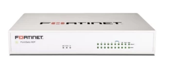 Image of FortiGate 60F - 10000 Mbps - 900 Mbps - 1400 Mbps - 4 µs - 63.8 BTU/h - 256-bit AES,HTTPS,IPSec,SHA-256,SSL/TLS