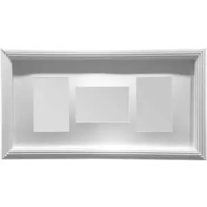 Image of White 3 Photo Multi Photo Frame - Premier Housewares