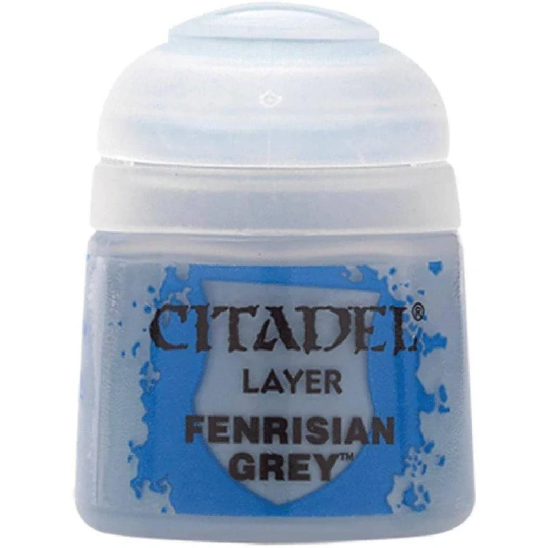 Image of Citadel Games Workshop Colour Layer: Fenrisian Grey (12ml) Paint Multi