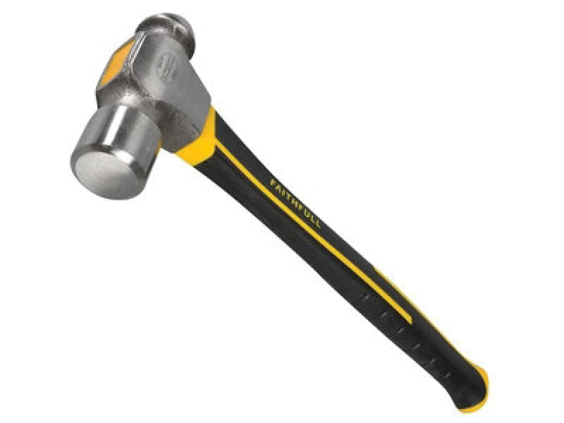 Image of FAITHFULL TBC - Ball Pein Hammer Fibreglass Shaft 1.36kg (3lb) FAIBPH48FG faibph48fg