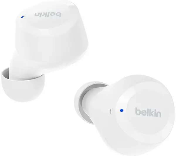Image of Belkin SoundForm Bolt AUC009BTWH True Wireless Bluetooth Earbuds