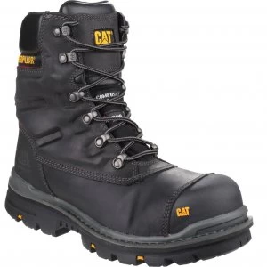 Image of Caterpillar Mens Premier Waterproof Safety Boots Black Size 9