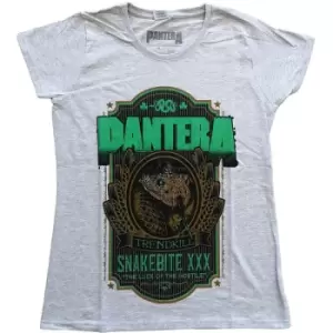 Image of Pantera - Snakebite XXX Label Ladies XX-Large T-Shirt - grey