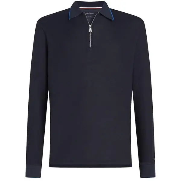 Image of Tommy Hilfiger DC STRUCTURE L/S SLIM POLO S Blue 54850618350