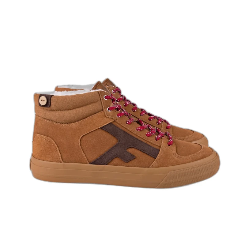 Image of Faguo Sneakers Faguo Walnut Mid Suede Marron Male 43